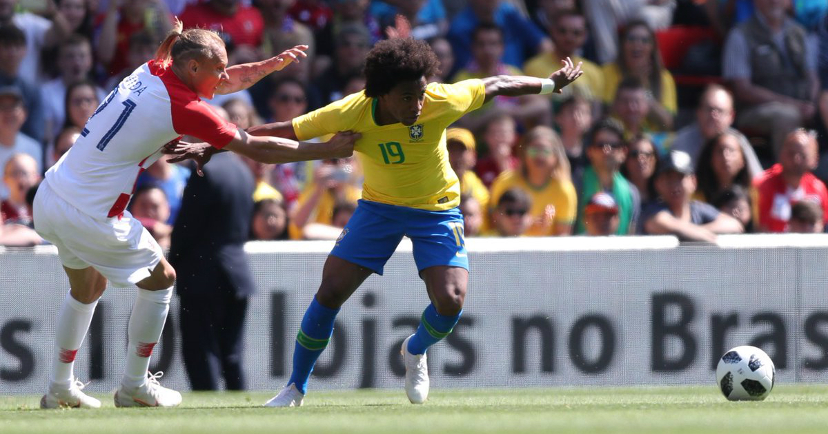 Willian, puro desequilibrio. © Willian/Twitter.