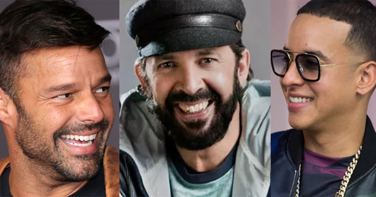 Ricky Martin, Juan Luis Guerra y Daddy Yankee © Flickr / Montaje: CiberCuba