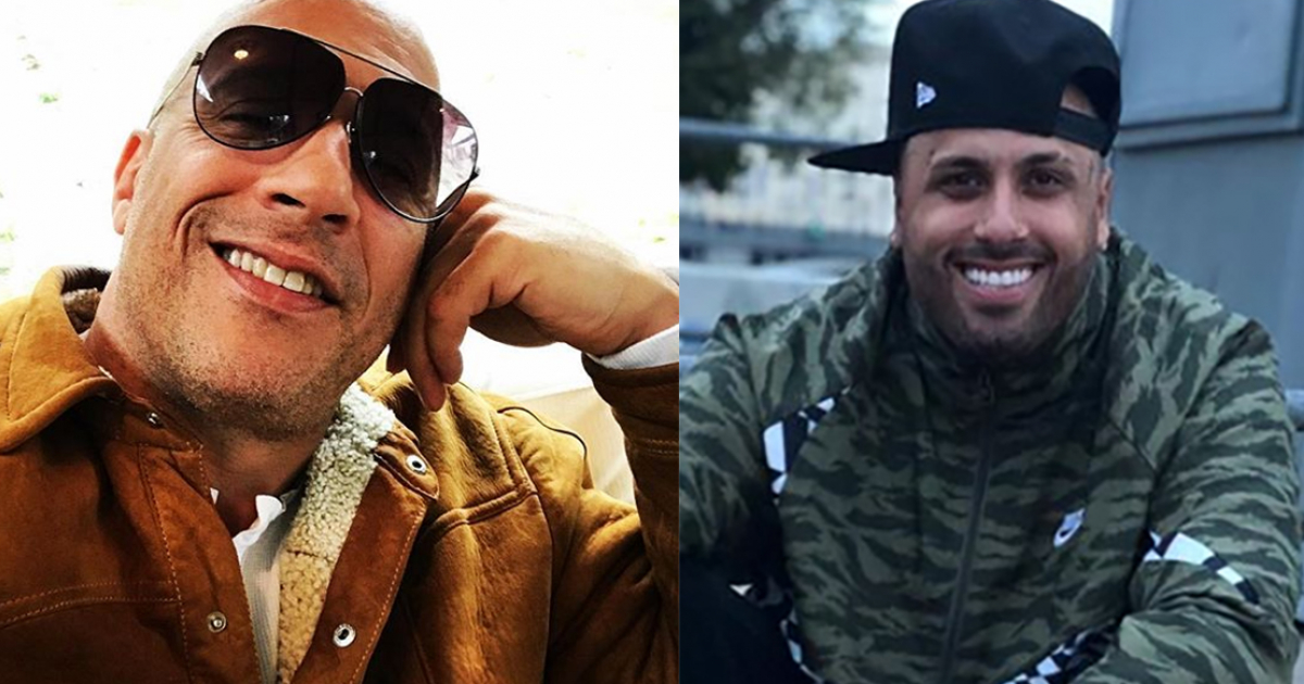 Vin Diesel y Nicky Jam © Instagram de los artistas