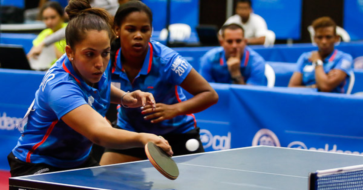 Equipo femenino de tenis de mesa © Cuba/Deporte/JIT