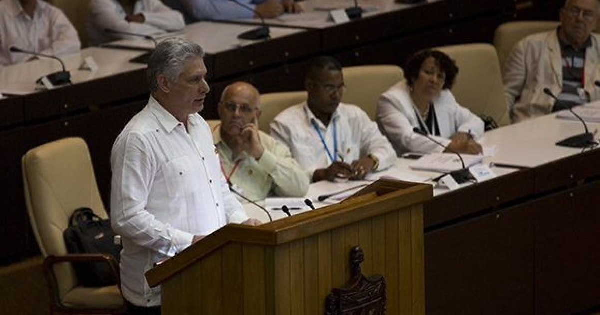 Díaz-Canel en la Asamblea Nacional © Irene Pérez/ Cubadebate