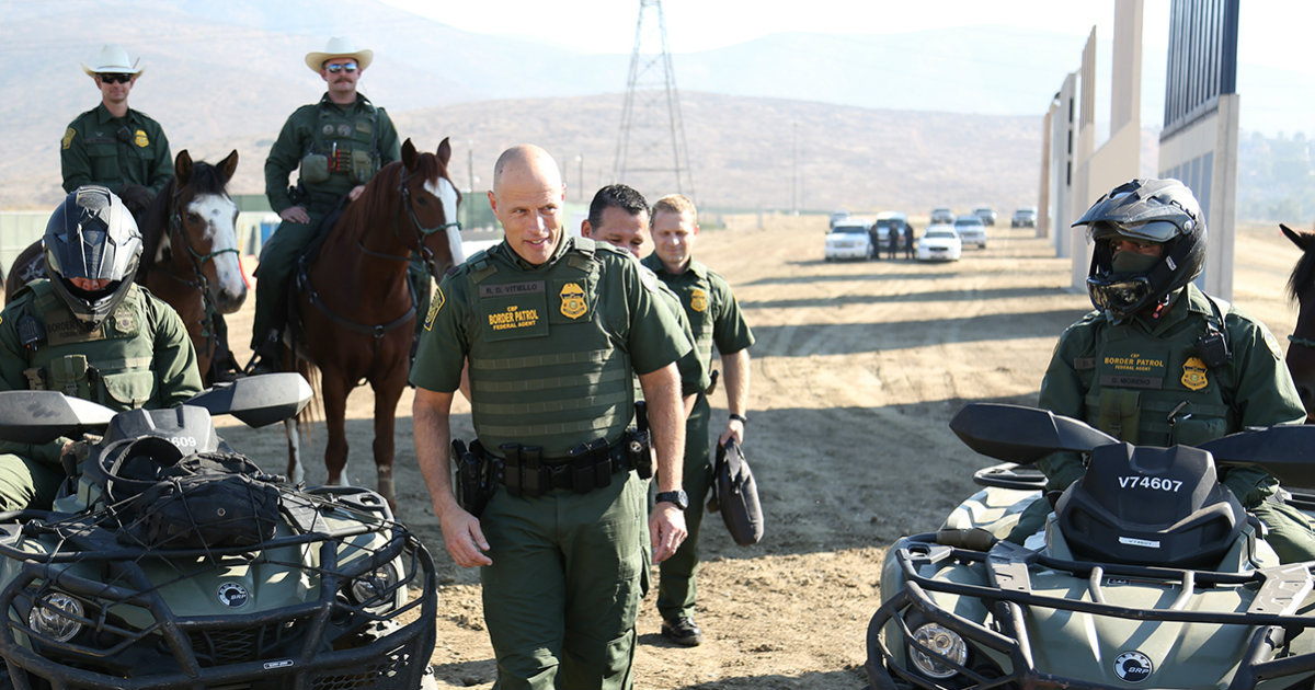 Patrullas de inmigración en la frontera de Estados Unidos. © White House.