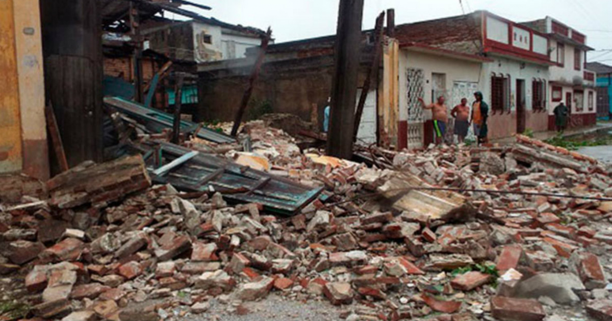 Derrumble en Villa Clara, en una foto de archivo © Vanguardia