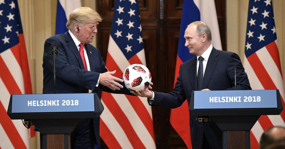 Trump y Putin, en Helsinki. © Vladimir Putin / Twitter