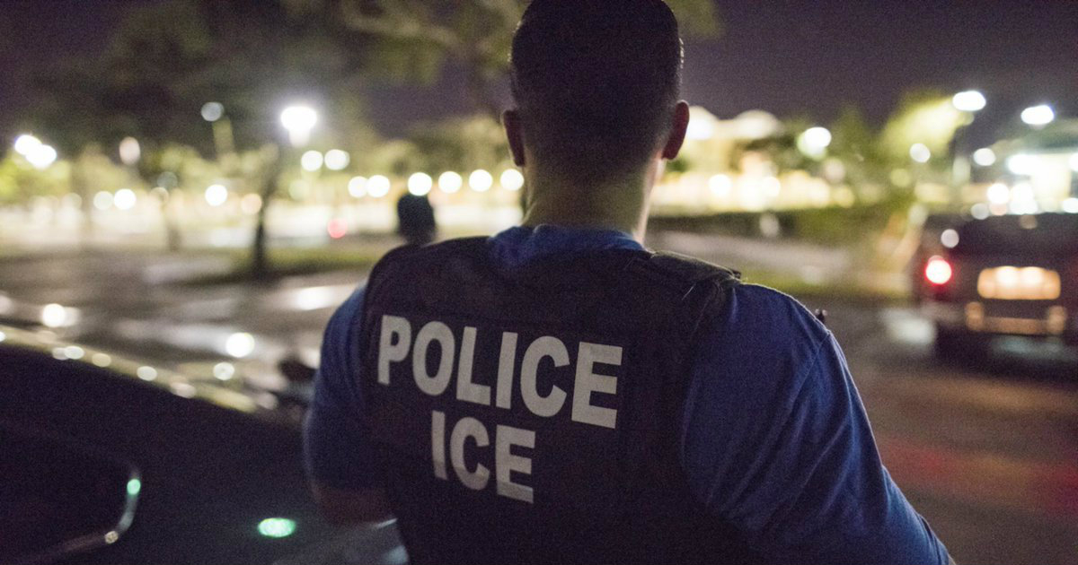 Policía de Inmigración en la frontera con México. © ICE / Twitter