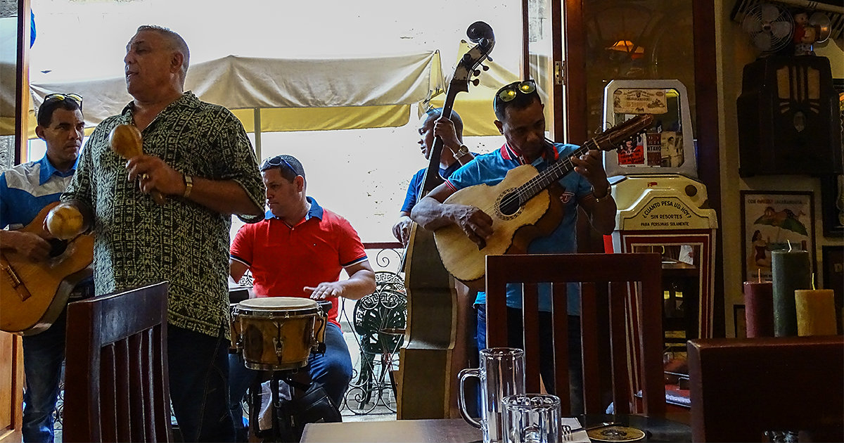 Músicos, en La Habana Vieja. © CiberCuba
