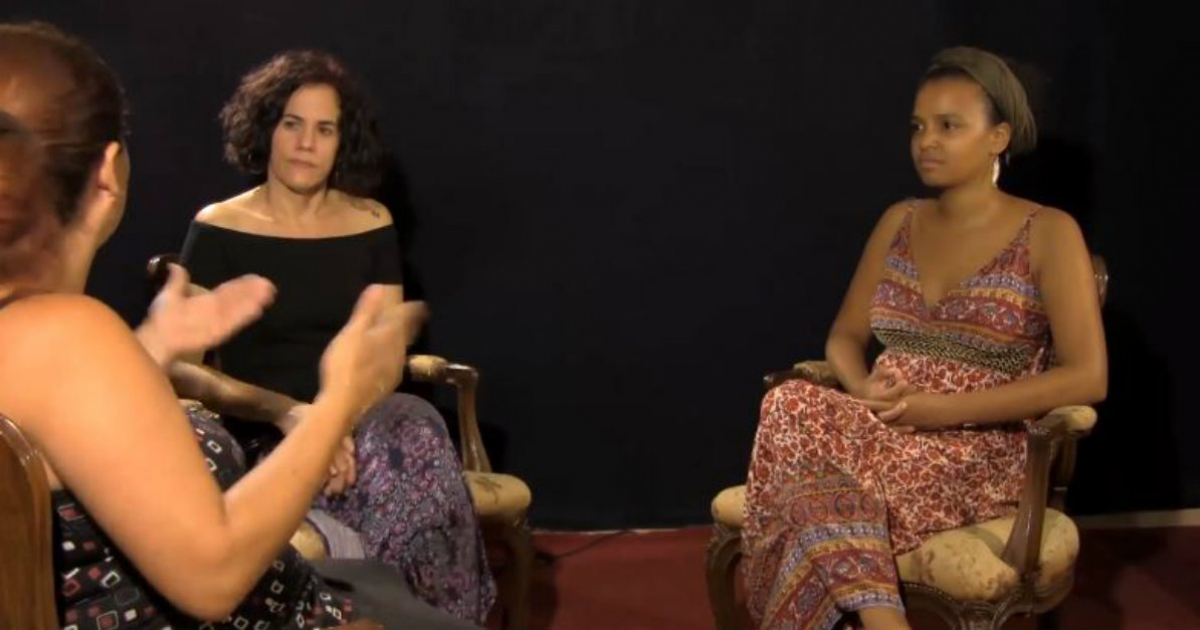 Iris Ruiz, Ailer González y Yanelys Núñez (de izquiera a derecha) © YouTube/screenshot