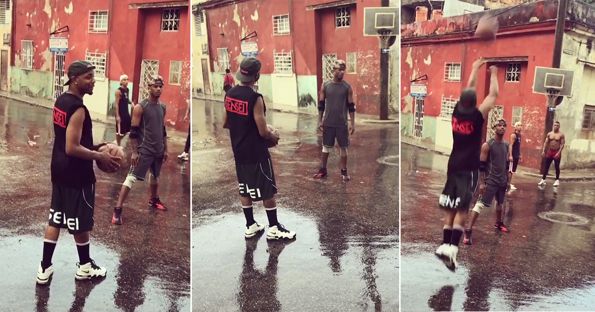 El Dany jugando baloncesto © Instagram / El Dany 