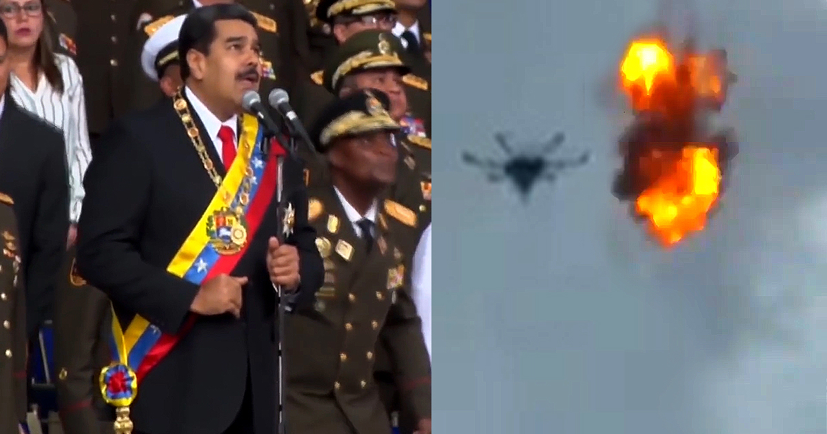 Maduro mirando © Twitter / @testaferreira