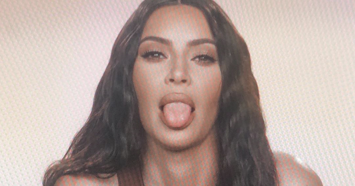 Kim Kardashian en ropa interior © Instagram / Kim Kardashian