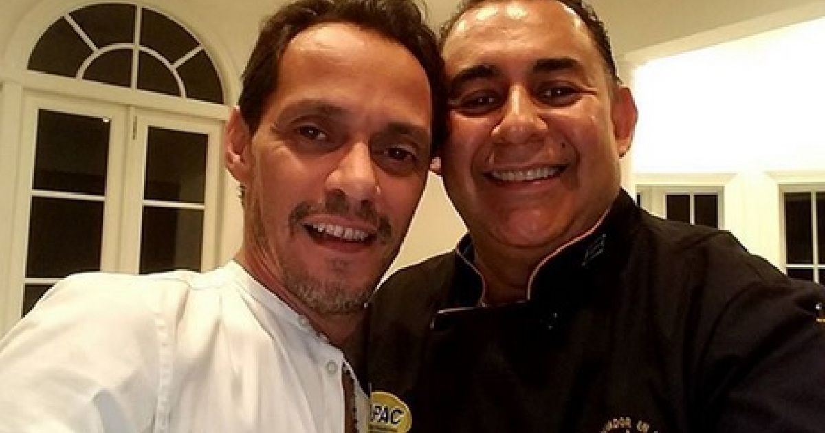 Marc Anthony y Ricardo Cardona © Instagram / Chef Cardona