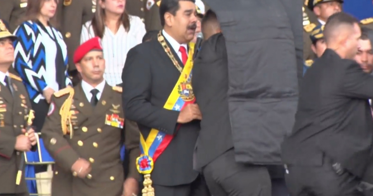 Atentado contra Maduro. © Captura de video/ Facebook