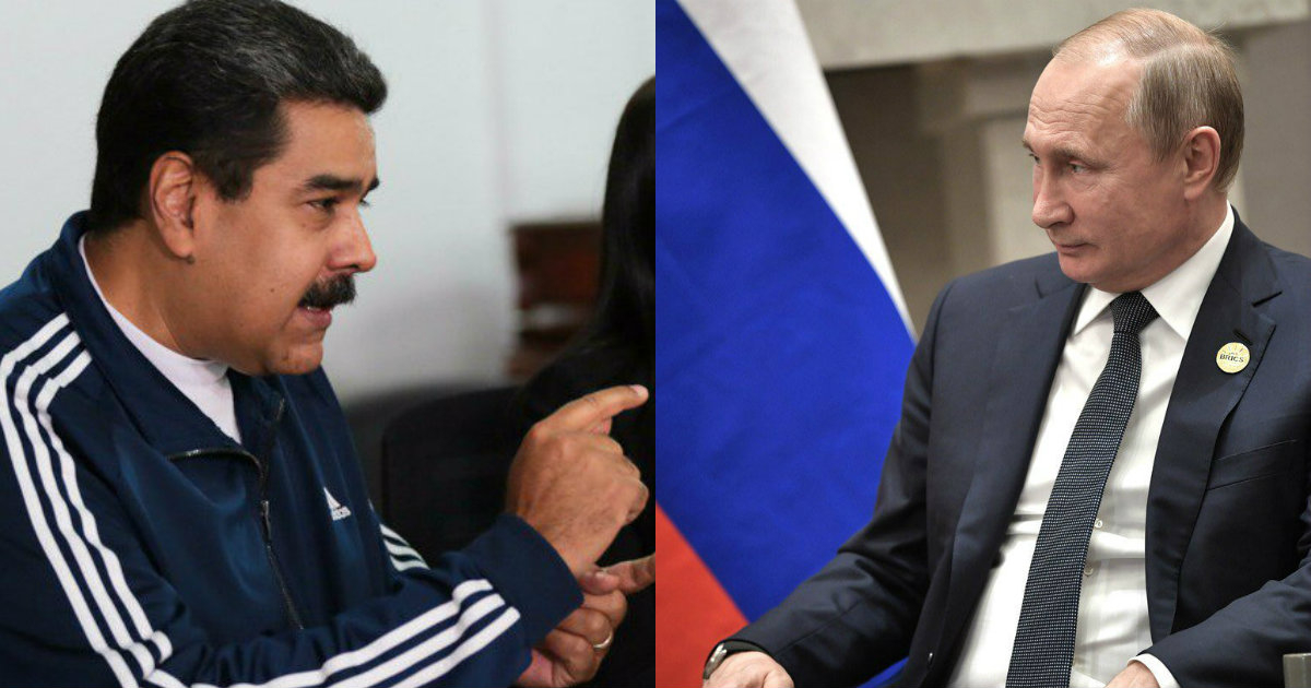 Maduro y Vladimir Putin. © Maduro-Twitter / Putin-Twitter