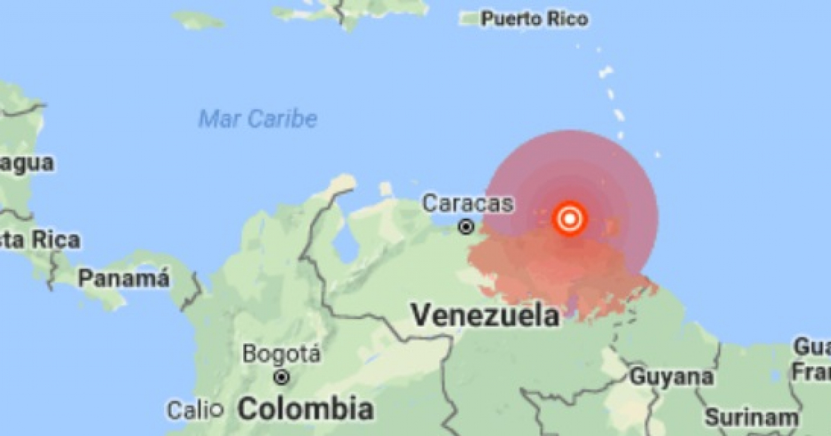 Terremoto en Venezuela © U.S. Geological Survey