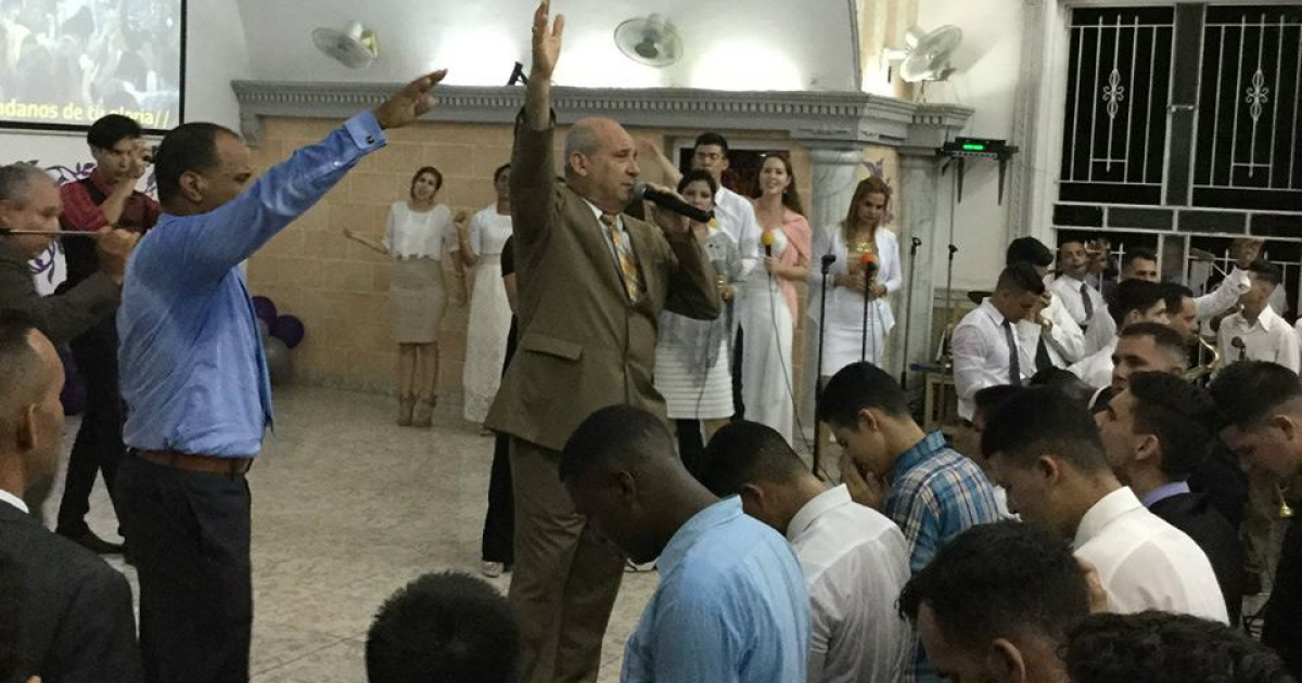 Acto religioso en Iglesia Metodista en Cuba. © Facebook / Iglesia Metodista en Cuba