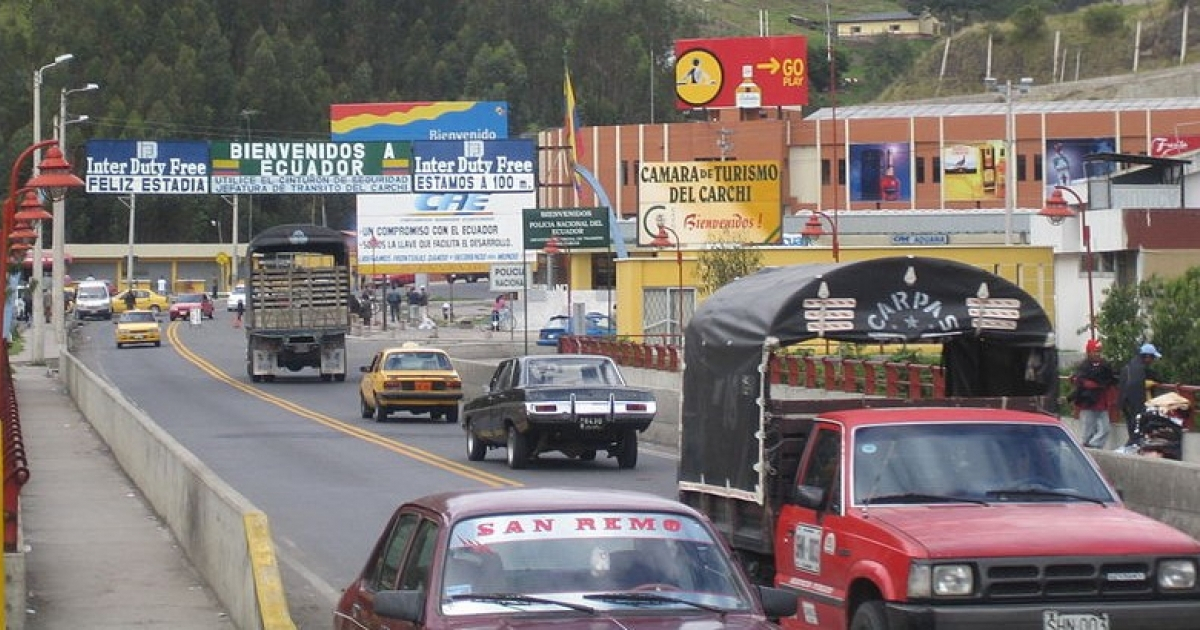 Frontera entre Ecuador y Colombia © Wikimedia commons.