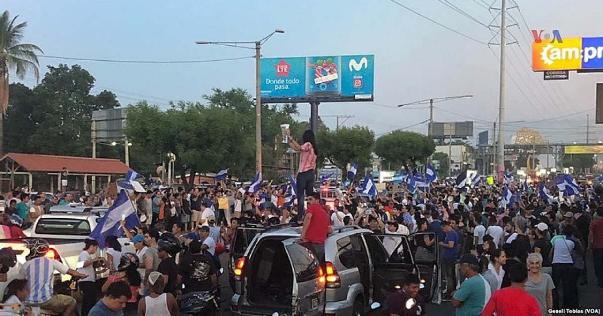 Protestas en Nicaragua. © Wikimedia commons.