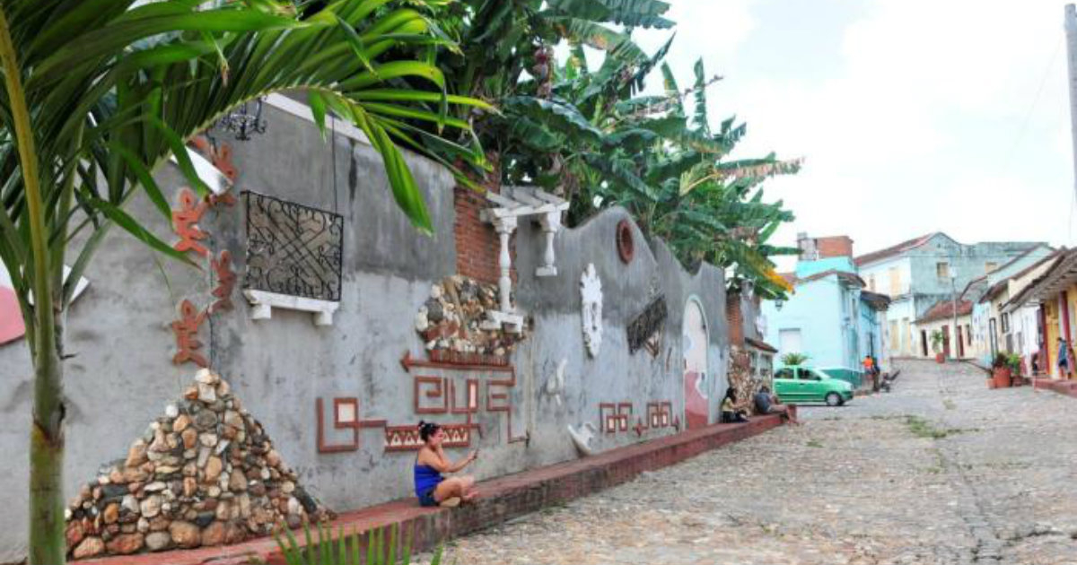 Mural en una calle de Sancti Spíritus. © Escambray.