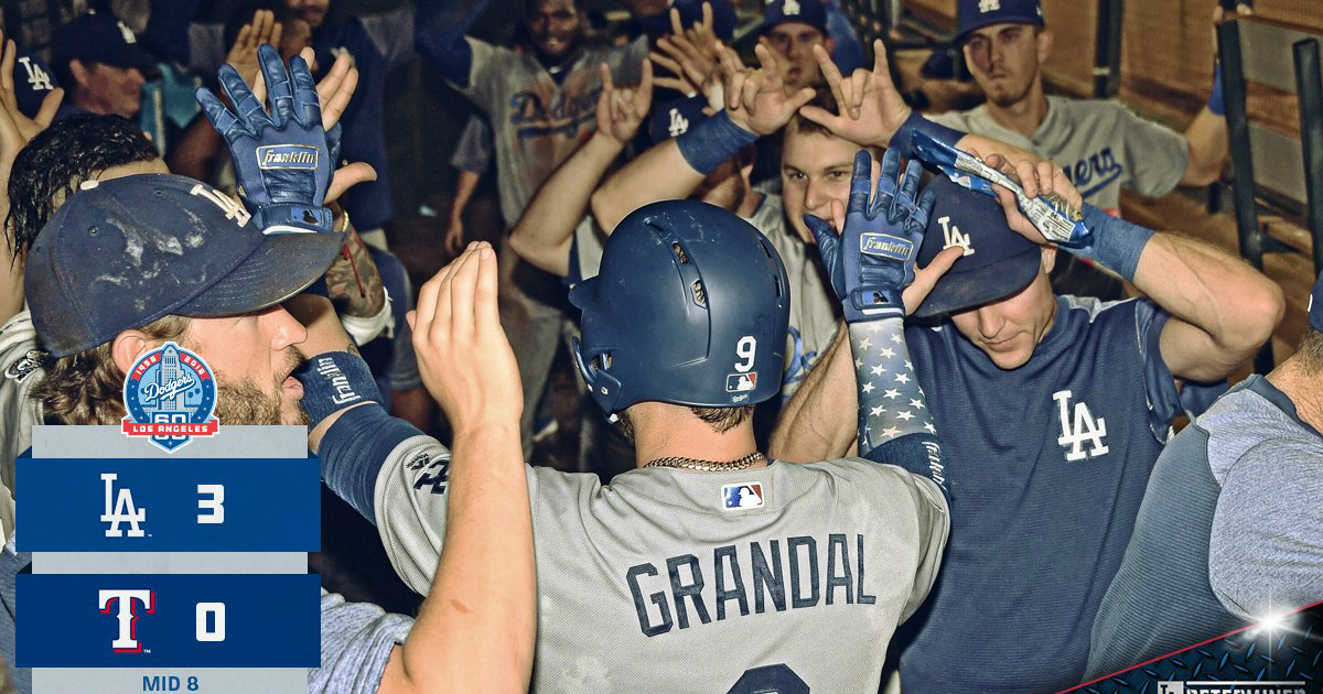 Grandal vive una excelente temporada. © LA Dodgers/Twitter.