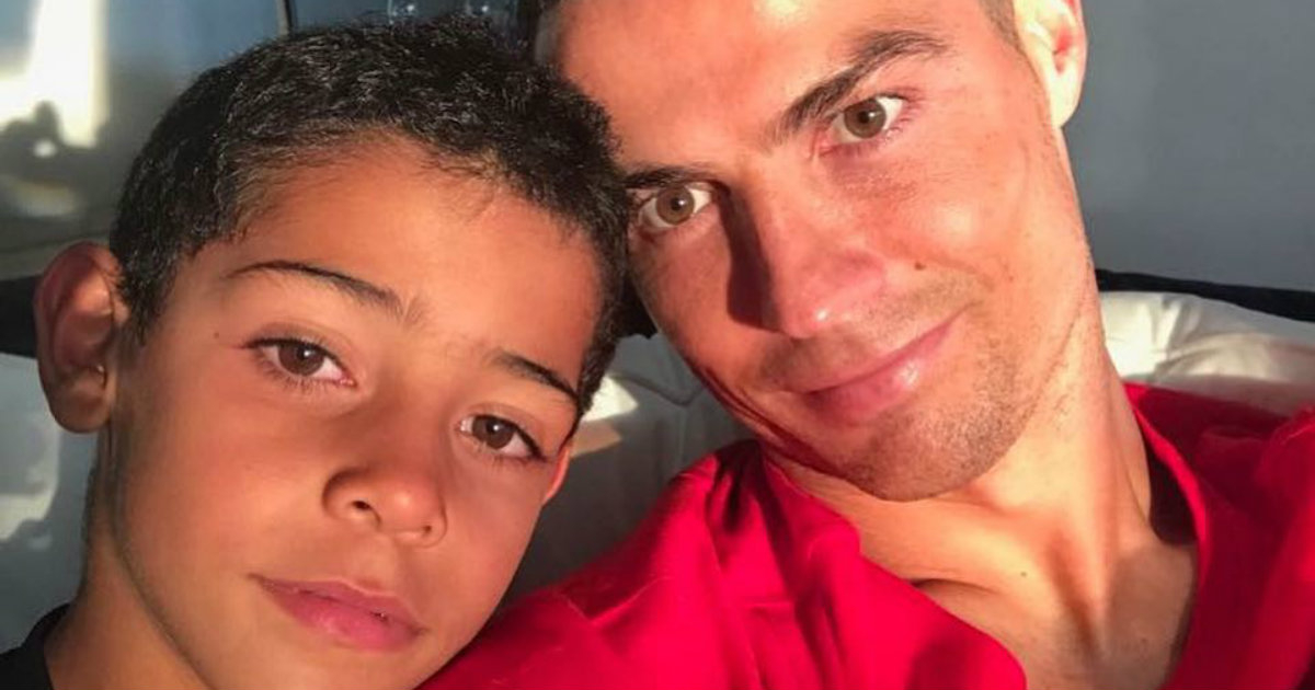 Cristiano Ronaldo junto a su hijo mayor © Instagram/ Cristiano Ronaldo