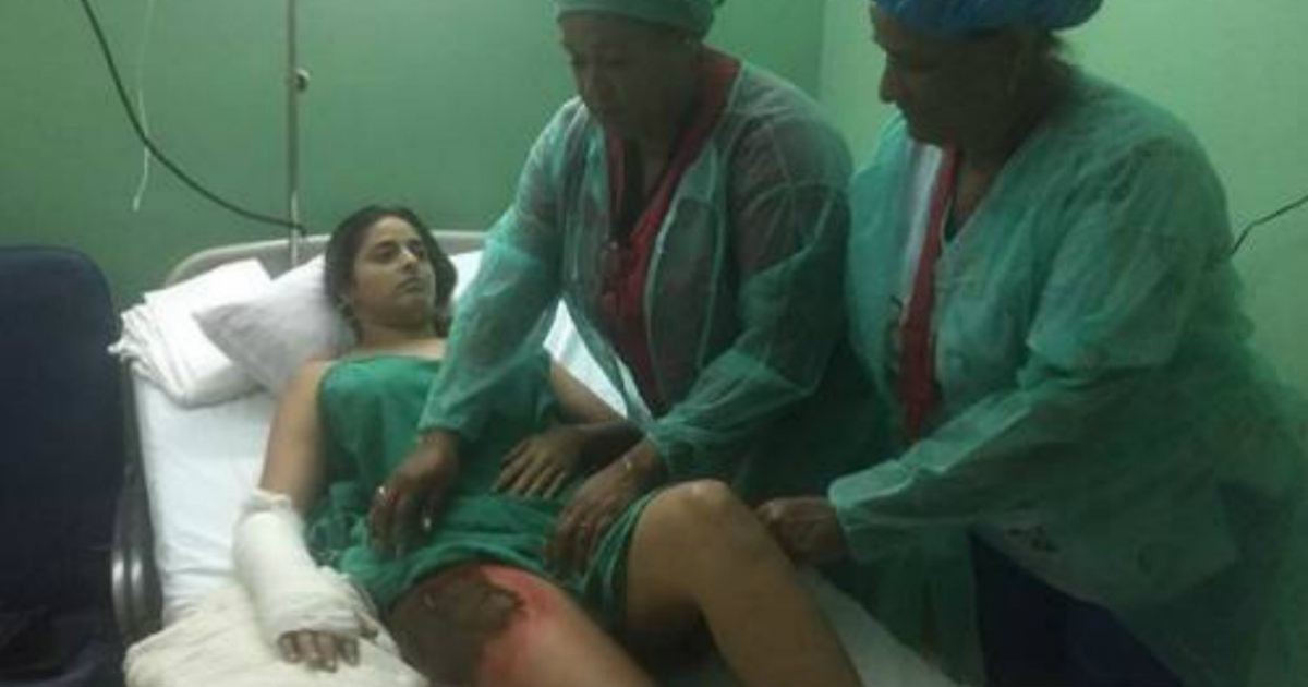 Médicos cubanos utilizan piel de cerdo en tratamiento a quemados. © Juventud Rebelde.