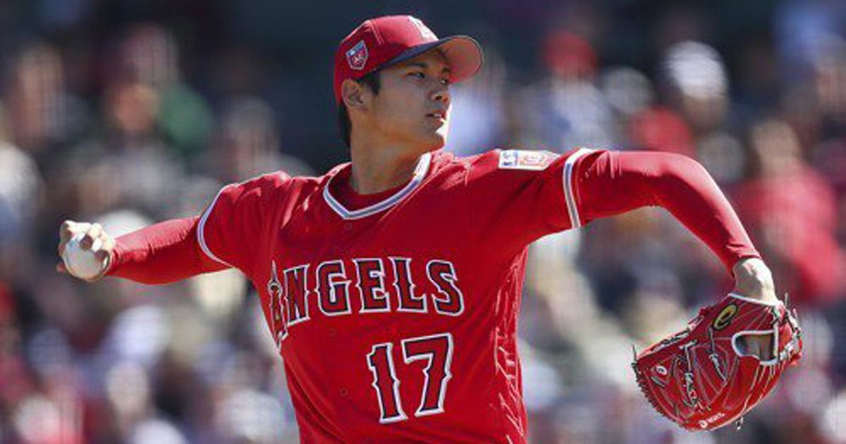 Ohtani lleva una nariz delante. © Shohei Ohtani/Twitter.