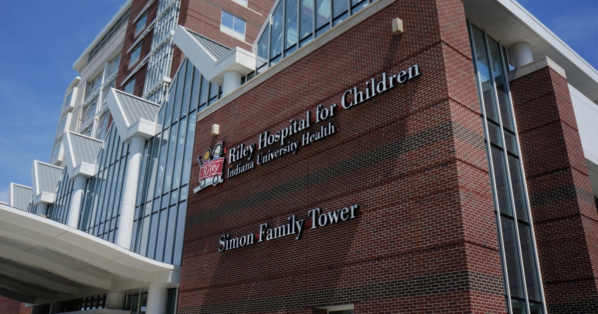 Riley Hospital for Children en Indianapolis, Indiana. © Wikipedia.