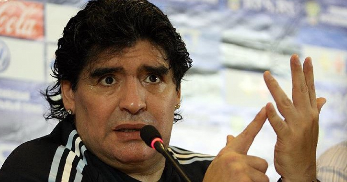 Diego Armando Maradona © Wikimedia commons.