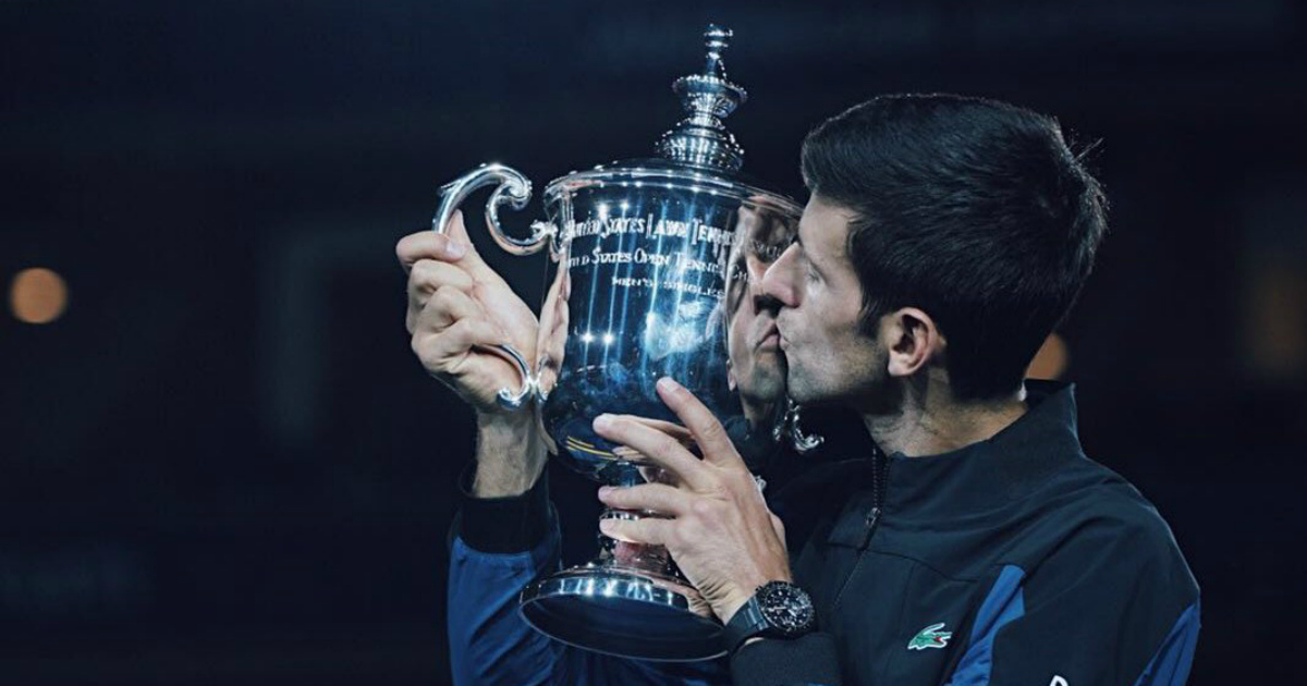 Novak Djokovic © Twitter/ US Open Tennis‏