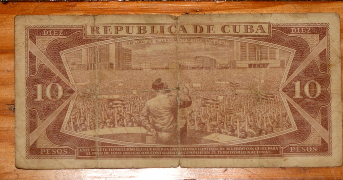 Billete de diez pesos cubanos. © Flickr/ Douglas LeMoine