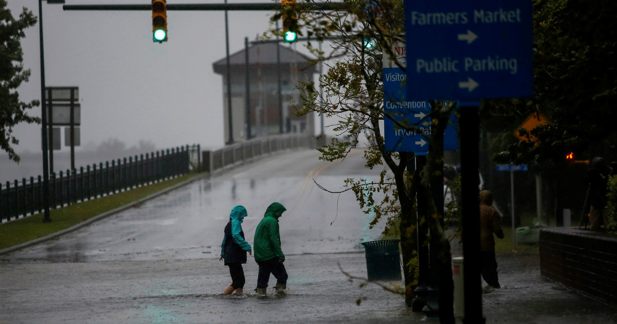 Lluvias e inundaciones causada en EEUU por el huracán Florence © Reuters / Eduardo Muñoz