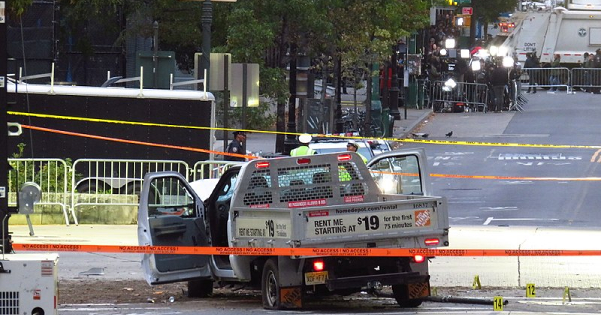 Imágenes del atentado de Nueva York perpetrado por Sayfullo Saipov © Wikipedia
