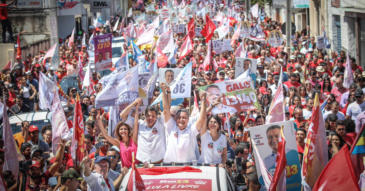 Fernando Haddad © Twitter: Fernando Haddad/ Foto: Ricardo Stuckert