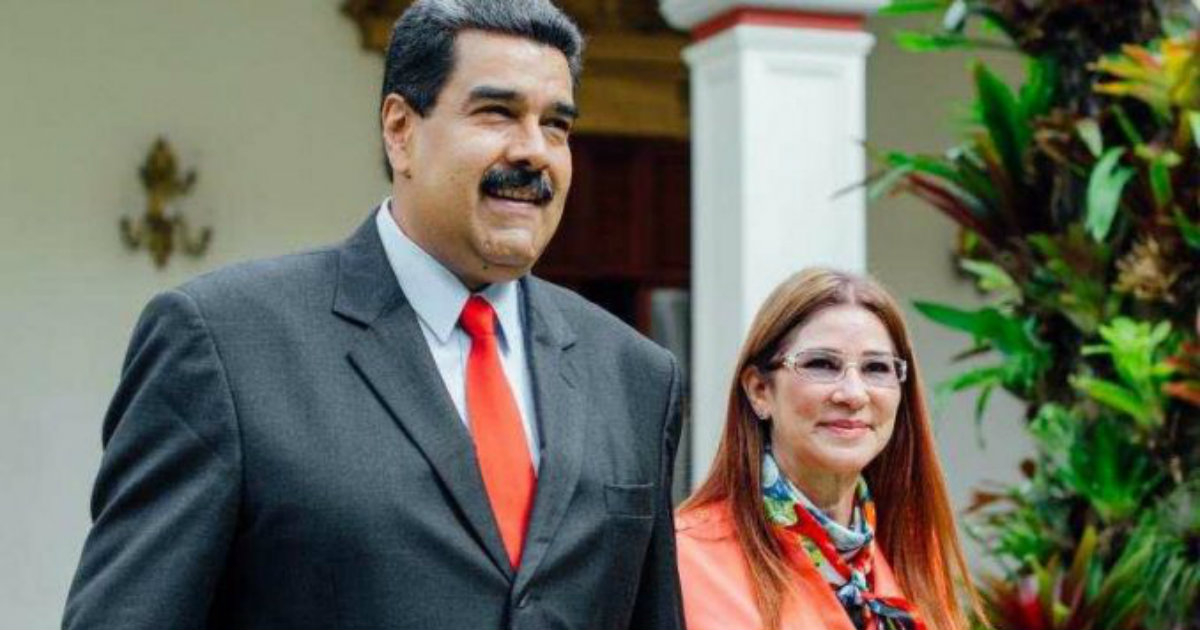 Nicolás Maduro (i) y Cilia Flores (d) © Twitter/Nicolás Maduro