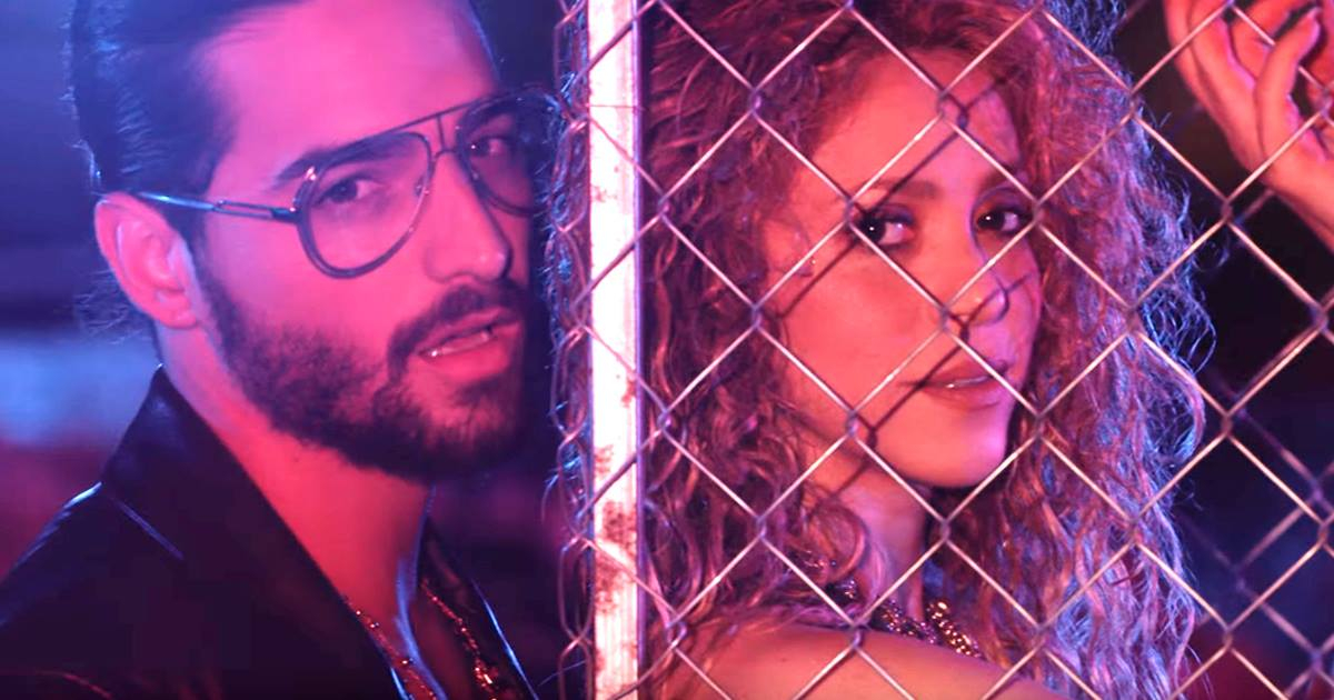 Maluma y Shakira en el videoclip de "Clandestino" © Youtube / Shakira