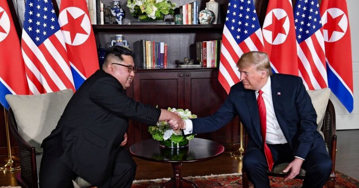 Trump y Kim Jong-un © Wikimedia Commons