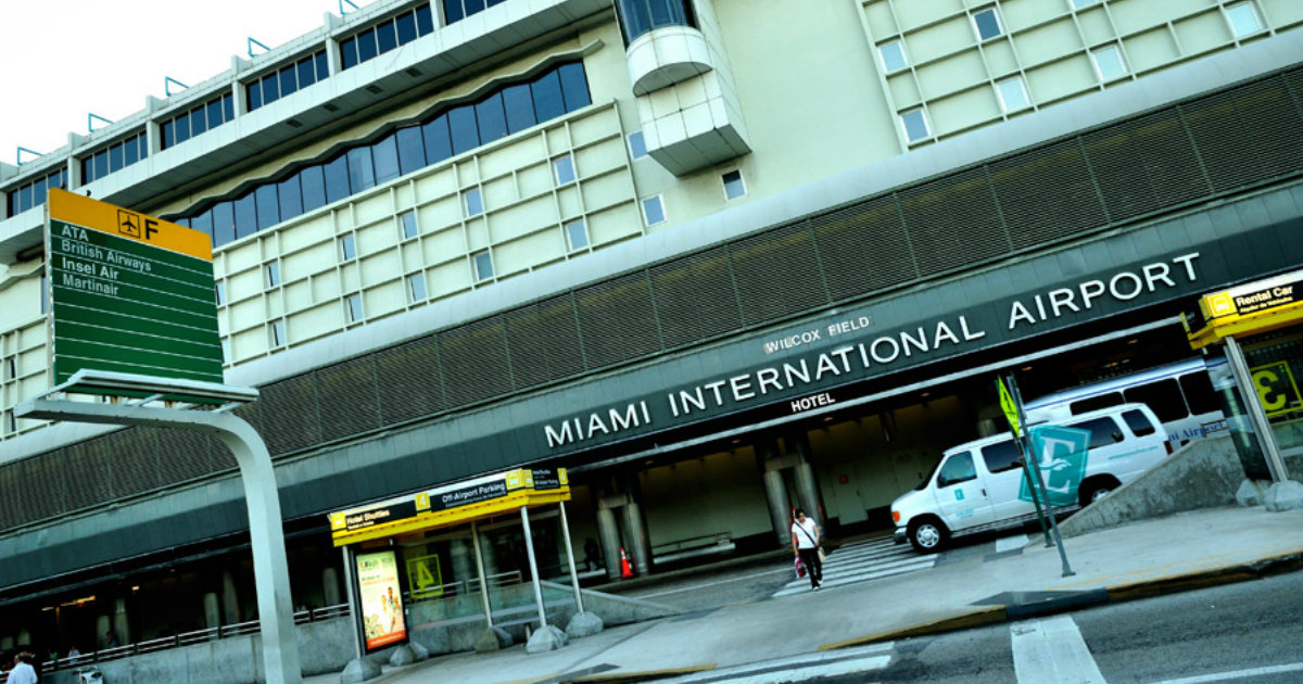 Aeropuerto Internacional de Florida © Twitter/Miami Int'l Airport ‏ 