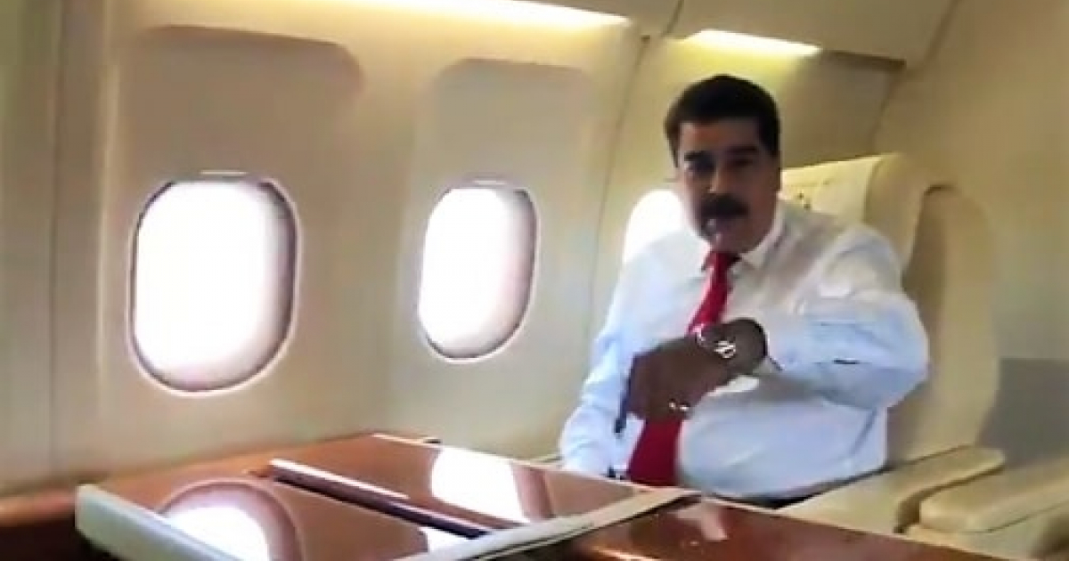 El presidente de Venezuela, Nicolás Maduro, llegando a Nueva York © Captura de Twitter / @NicolasMaduro
