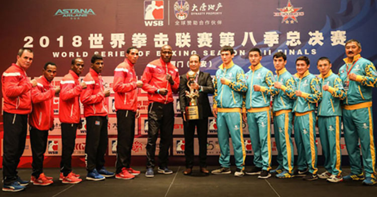 Domadores de Cuba vs Astana Arlans de Kazajistán © AIBA