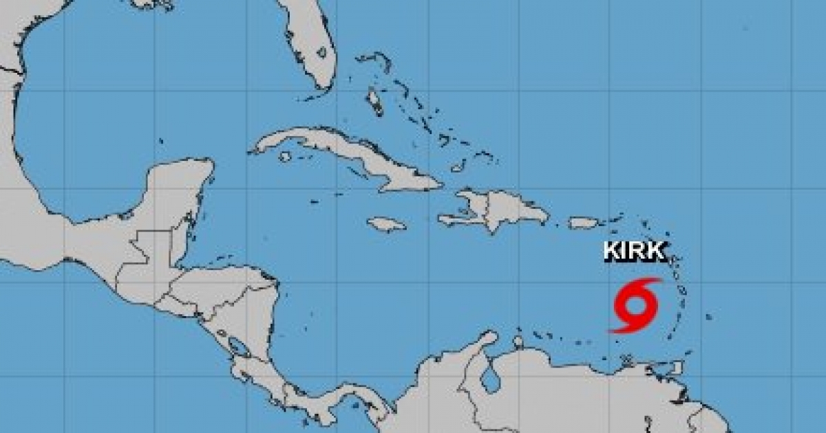 Tormenta tropical Kirk © NHC