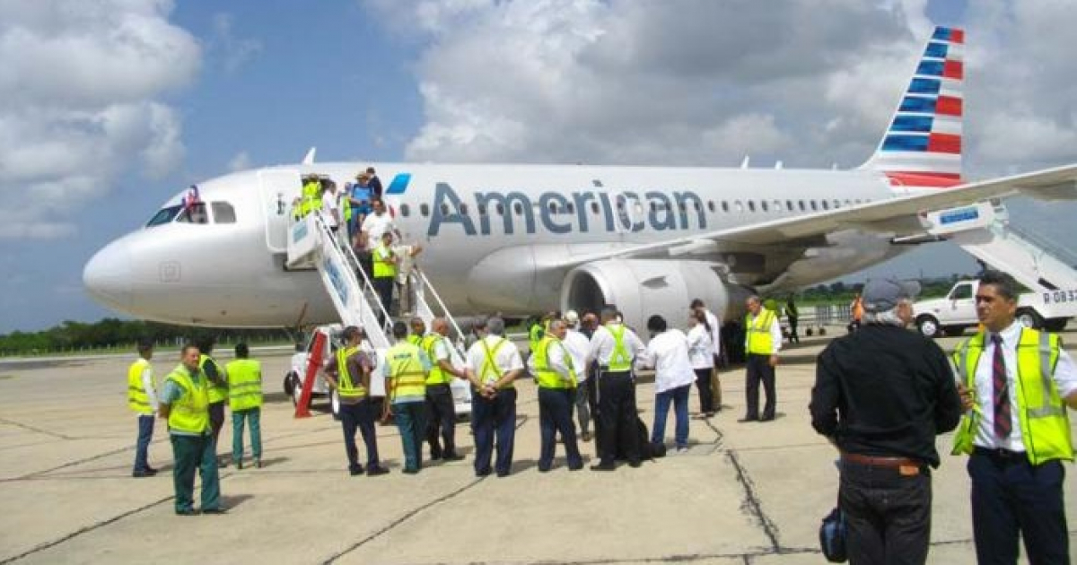 American Airlines en Cuba © Granma/ Julio Martínez Molina