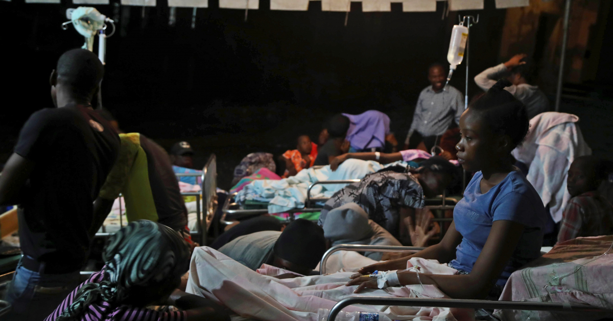 Heridos en terremoto del sábado en Haití © REUTERS/Ricardo Rojas