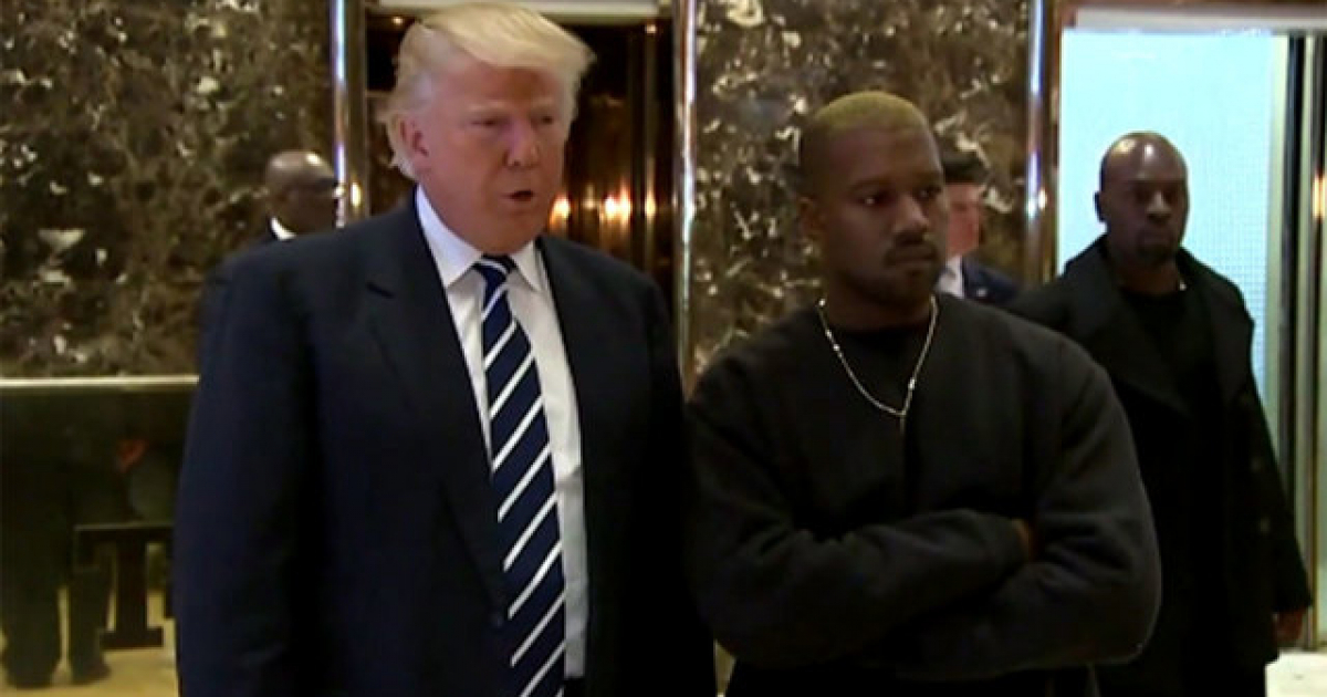 Donald Trump y Kanye West © Captura de video / Fox