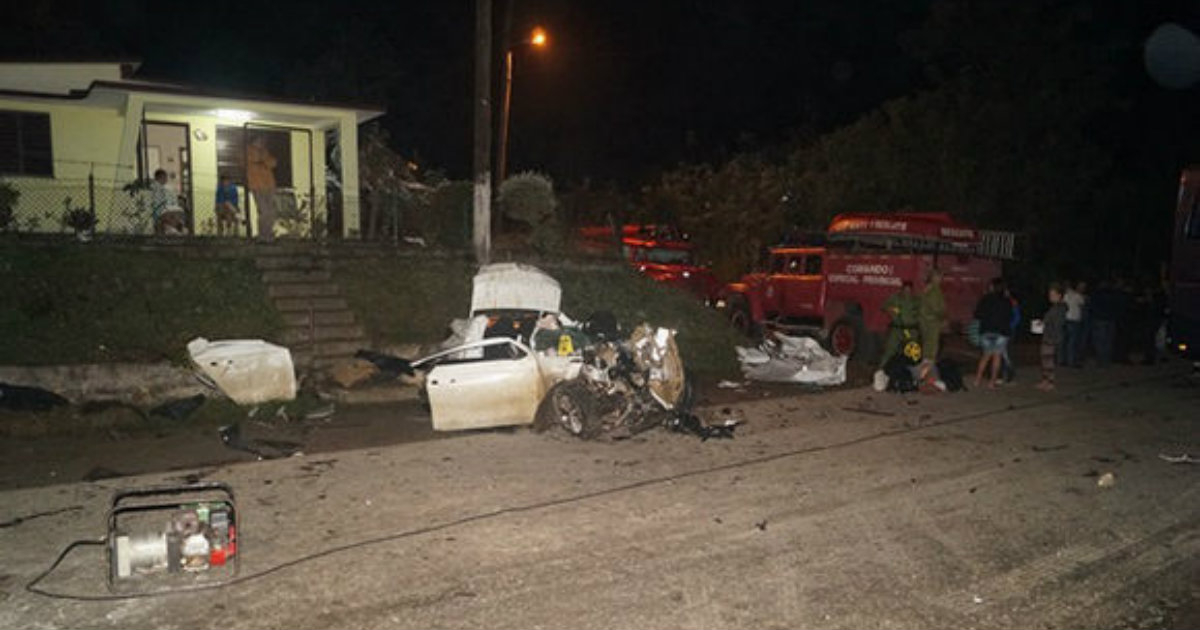 Imagen de archivo de un accidente en Villa Clara en febrero de 2018 © Cubadebate