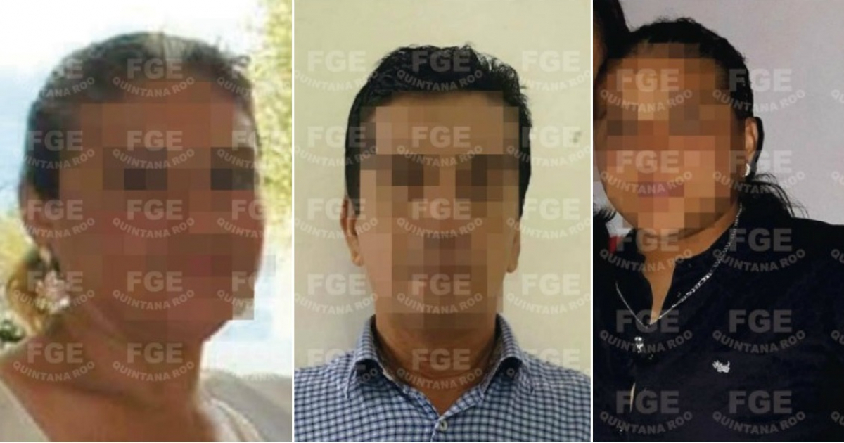 Secuestradores de cubanos en México © Fiscalía General de Quintana Roo
