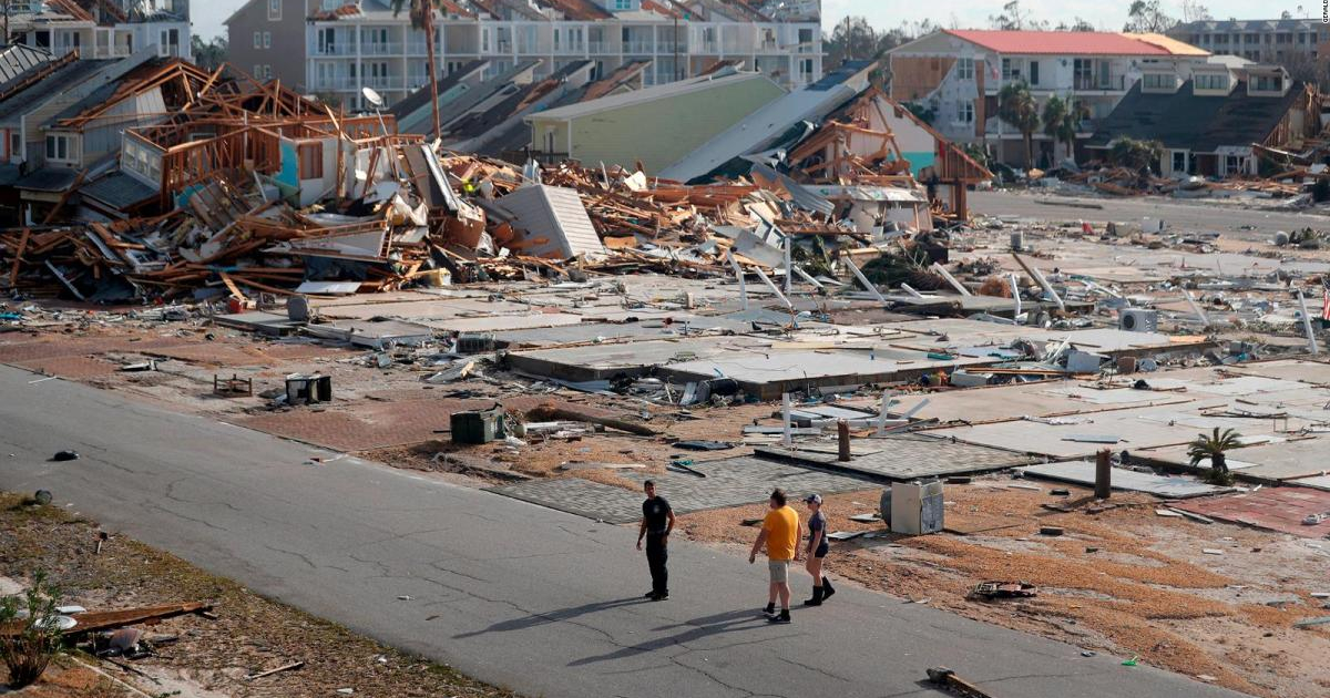 La ciudad Panama City fue devastada por el huracán Michael. © Twitter 