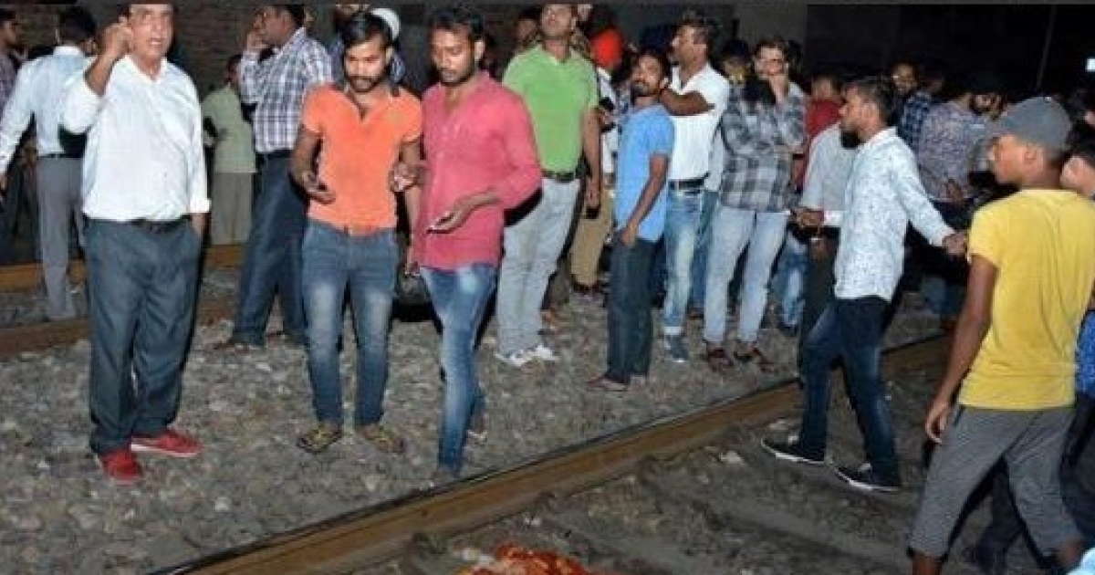 Accidente de tren en la India © Rahul gehlot/ Twitter