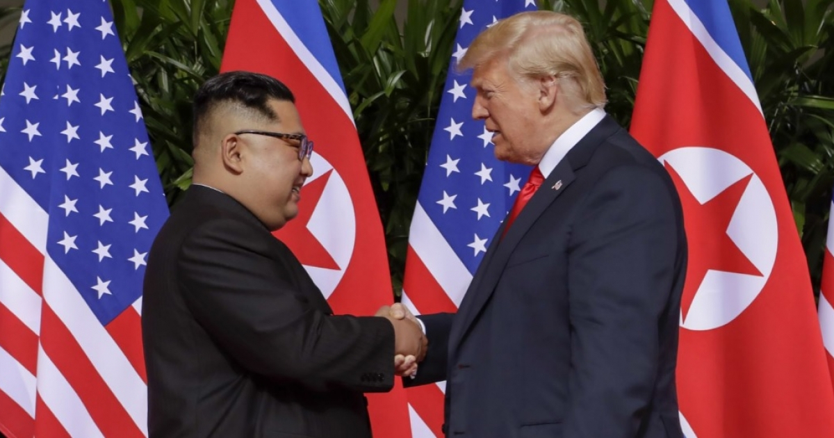 Donald Trump y Kim Jong-un © Wikimedia commons.