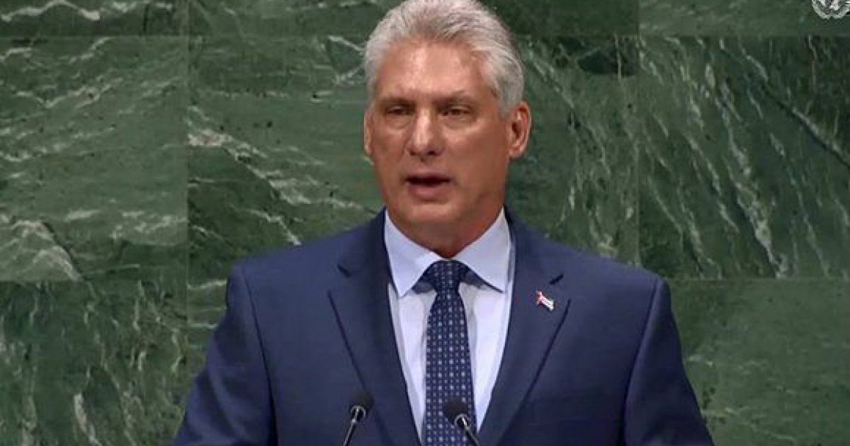 Miguel Díaz-Canel en Naciones Unidas © ONU