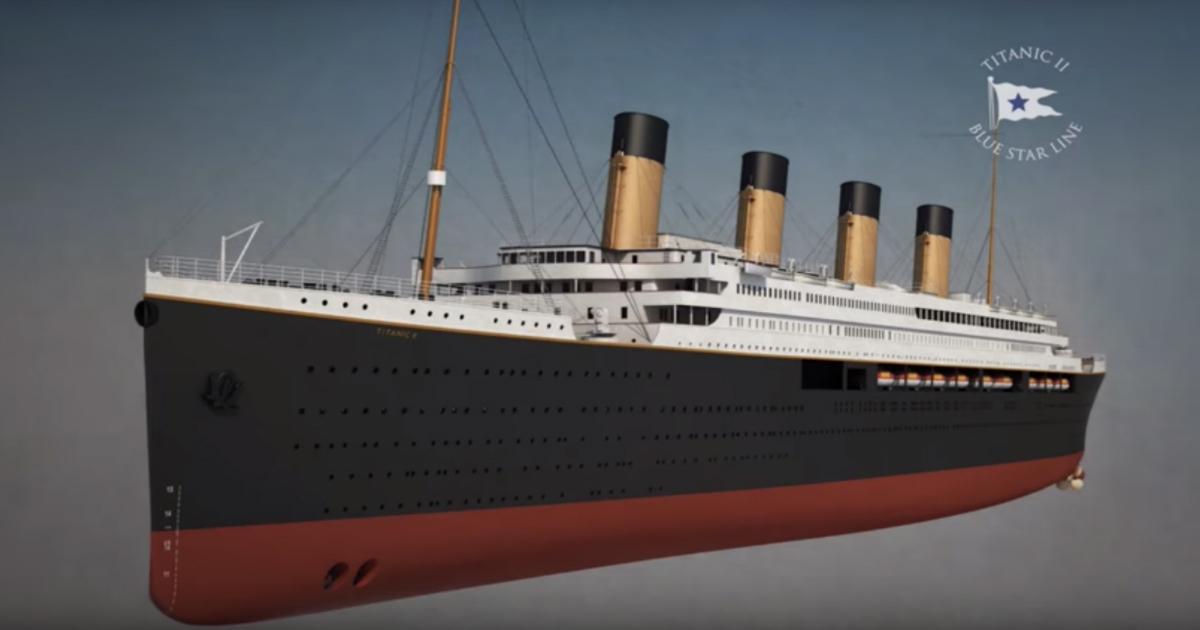 El Titanic II será una copia exacta del barco original. © YouTube / Blue Star Line